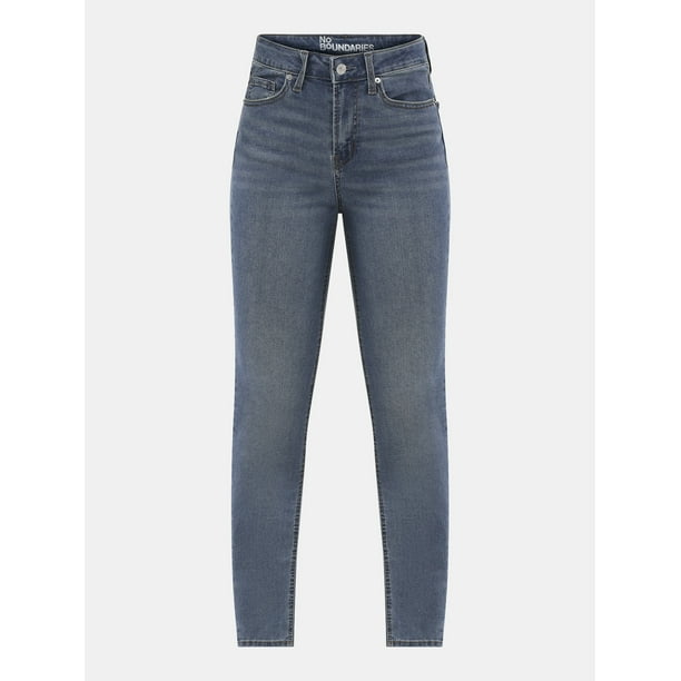 No Boundaries High Rise Skinny Jeans, 28.5” Inseam, 1 or 2 No Boundaries High Rise Skinny Jeans, 28.5” Inseam, 1 or 2