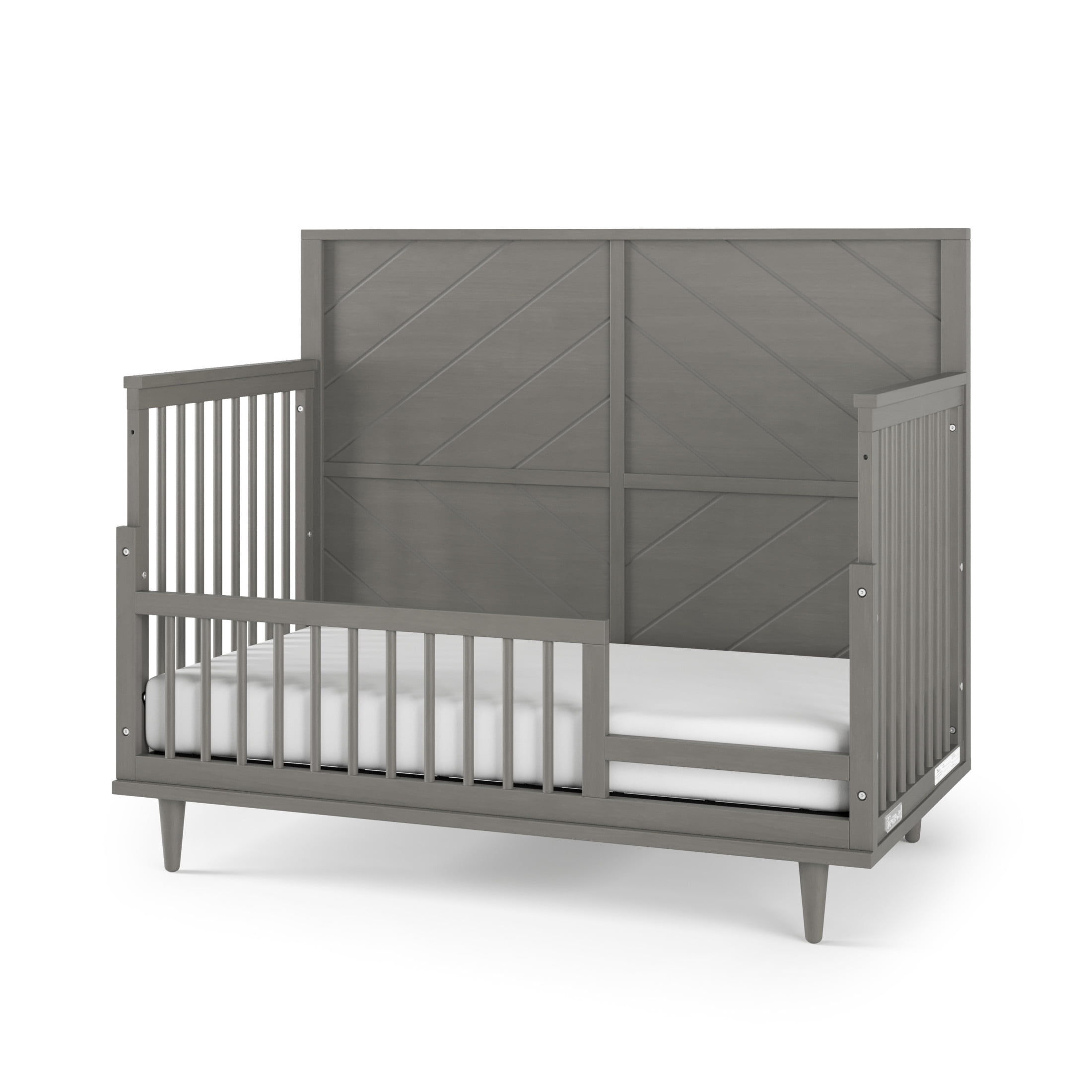 Child Craft Toddler Guard Rail for Crib Conversion, Fits Surrey Hill & Cranbrook Cribs, Lunar Gray