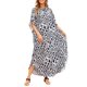 thumbnail image 1 of Vestido largo suelto con botones para mujer Vestido camisero con bolsillos Playa, 1 of 7