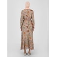 thumbnail image 5 of Green - Multi - Crew neck - Fully Lined - Modest Dress - Refka, 5 of 5