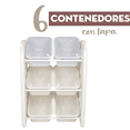 thumbnail image 2 of Mueble Juguetero Armable Organizador Plástico Organizador de Juguetes Flow, 2 of 5