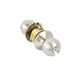 thumbnail image 2 of Cerradura Perilla Redonda Cerradura Puerta Baño Con Seguro Fumetax SW-53BK01SS01, 2 of 2