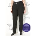 thumbnail image 3 of Catherines Women's Plus Size Right Fit Curvy Jean, 3 of 6