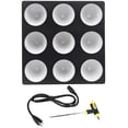 thumbnail image 3 of Chauvet DJ CORE 3x3 COB LED Pixel Mapping Wash Light+Clamp+Harness+DMX Cable, 3 of 10