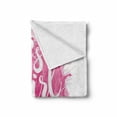 thumbnail image 2 of Gender Reveal Soft Flannel Fleece Throw Blanket, It's a Girl Brushstroke Birth New Family Member Themed Print, Cozy Plush for Indoor and Outdoor Use, 60" x 80", Pink and White, by Ambesonne, 2 of 6