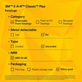 thumbnail image 5 of 3M Ear Classic Plus Earplugs, Pvc Foam, Yellow, 200 Pairs, 5 of 6