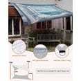 thumbnail image 4 of Sun Shade Sail 8'x10' Beach Waves Rectangle Sun Shade Sails Canopy Waterproof Blue Sky Cloud Window Outdoor Sunshades Sand UV Block Cover Shades Cloth for Patio Backyard Garden Deck Porch Lawn, 4 of 9