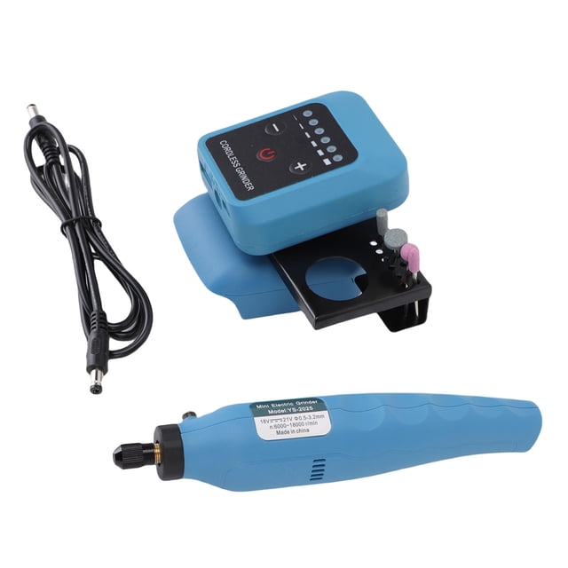Amoladora Inalámbrica, 6 Configuraciones De Velocidad Portabrocas De 0,5-3,2 Mm Amoladora Pequeña Y Liviana Con Batería Salida USB Tipo C Agarre Cómodo Para Manualidades