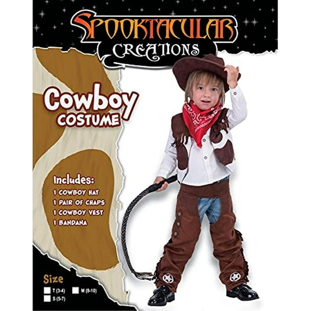Disfraz de Vaquero Deluxe Set para Niños Spooktacular Creations Halloween 3T