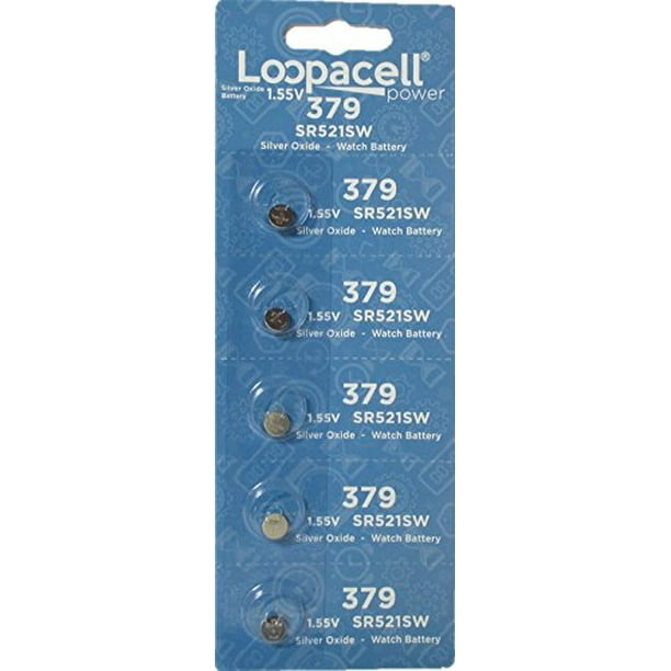 LOOPACELL 379 Button Cell Silver Oxide Sr521sw Watch Battery (1 Pack of