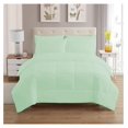 thumbnail image 2 of 7 Piece Comforter Set Bag Solid Color All Season Soft Down Alternative Blanket & Luxurious Microfiber Bed Sheets, Mint, Twin XL, 2 of 6