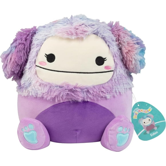s 10" Eden The Tie Dye Bigfoot - Officially Licensed Kellytoy Plush - Collectible Soft & Squishy Big Foot Stuffed Animal Toy - Add to Your Squad for Kids, Girls & Boys