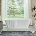 thumbnail image 3 of Vanity Art 67'' x 30'' Freestanding Soaking Bathtub, 3 of 15
