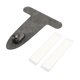 thumbnail image 1 of Ganchos de asiento universales Unique Bargains 1 Pc para la mayoría de los automóviles, SUV, camión, gancho de guantera del pasajero delantero, cuero sintético resistente gris 6.38"x5.43", 1 of 7