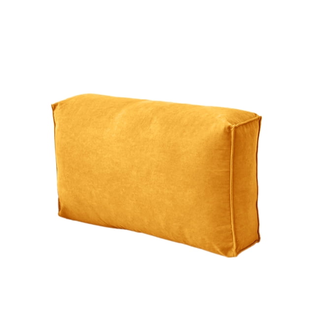 Seating Back Support for Sofa Bedside Window Replacement Lumbar with Removable Velvet Cover for Living Room Reading Daybed