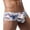 White, variant on Lilgiuy Men's Casual Comfortable Breathable Printed Mid-Low Waist Panties Fall Fashion for 2022 Spring Winter