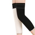 thumbnail image 4 of 1 Pair Men Women Cotton Plush Leg Warmers Winter Rheumatic Arthritis Knee Braces Leggings Leg Sleeves Cycling Running Knee Wraps, 4 of 5