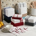 thumbnail image 2 of Mainstays 4-Pack 16"x26" Woven Kitchen Towel Set, Red Sedona, 2 of 5