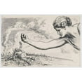 thumbnail image 3 of Charles Dana Gibson 24x17 Black Modern Framed Museum Art Print Titled - The Last Blow (1918), 3 of 5