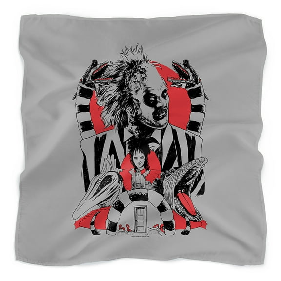 Beetlejuice Collage Bandana (21 in x 21 in)