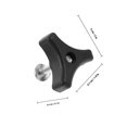 thumbnail image 2 of AURARMLET 4Jgo Asa Para Cortacésped Con Pomo Triangular Y Tornillo De Instalación Fácil, 2 of 6