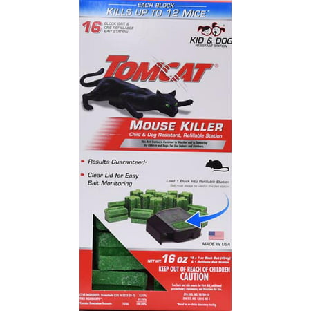Tomcat Mouse Killer Baits, 16oz (Best Bait For Cat Trap)