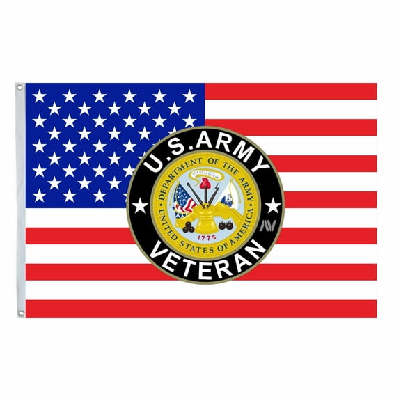 U.S. Army Veteran Flag United States Military flags Polyester 3x5 FT Indoor Outdoor Banner
