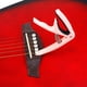 thumbnail image 4 of Cejilla de guitarra para guitarra acústica, guitarra eléctrica, bajo, ukelele de una sola mano Rosado, 4 of 9