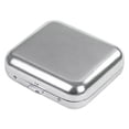 thumbnail image 1 of Mini cenicero portátil de bolsillo de metal con tapa, de acero inoxidable, para colillas de cigarrillos, para automóvil, 1 of 8