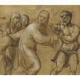 thumbnail image 2 of Sodoma 22x20 Gold Ornate Framed and Double Matted Museum Art Print Titled - Christ Carrying the Cross (1535), 2 of 4