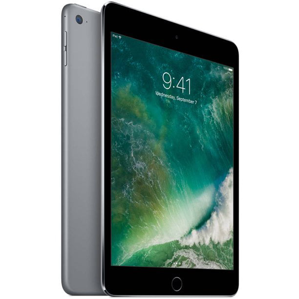 Apple iPad mini 4 Wi-Fi 128GB Silver - Walmart.com