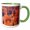 Green/White, variant on 3drose, Utah, Bryce Canyon National Park, Bryce Canyon and Hoodoos, 11oz Two-tone Yellow Mug