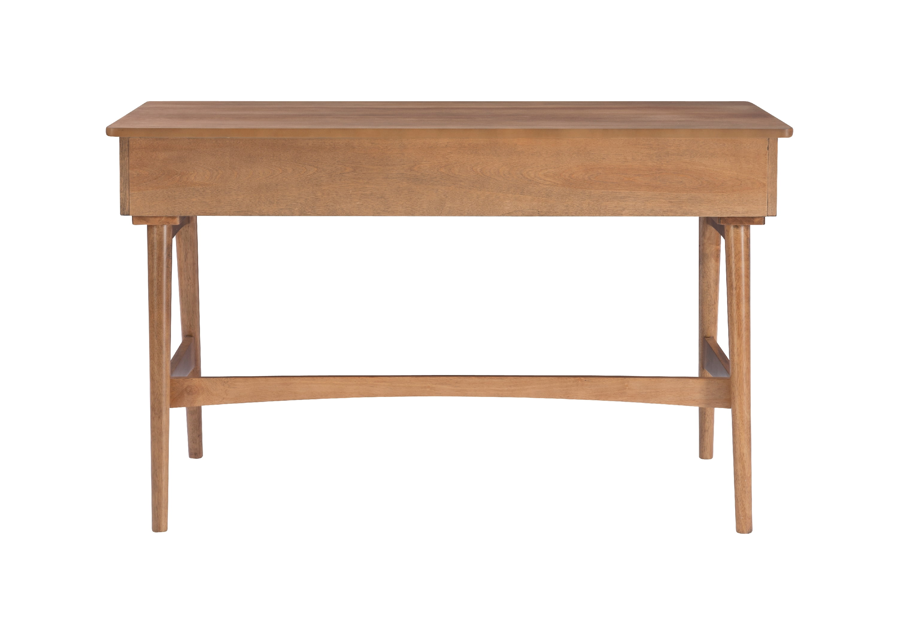 Linon Howry 3-Drawer Rattan Writing Desk, 51" W x 23" D, Natural Finish