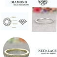 thumbnail image 2 of Wijhcboe Women Fashion Trend Men Rings Single Full Diamond Zircon Women's Stacking Rings Ring Ladies Jewelry Size Stack Rings for Women 6-10, 2 of 6