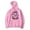 Pink, variant on Emo Night Tour Hooded Drawstring Pocket Sweatshirt Men/women Hip Hop Pullover