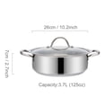 thumbnail image 3 of Budinera 2.5 L / 26 cm con Tapa Inducción Acero Inoxidable Fraciel 26 Sunrise Fraciel 26 Sunrise, 3 of 3