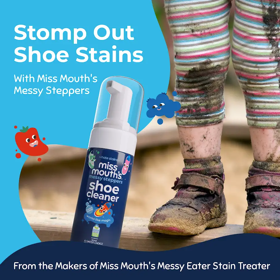 Miss Mouths Messy Stepper Foaming Shoe Cleaner - 4oz - Walmart.com