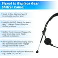 thumbnail image 5 of No.25800702 Automatic Transmission Gear Shift Cable for Hummer H3 2006-2010 for Humber H3T 3.7L 2009-2010 A/T Range Lever Shift Control Cable Auto Trans Gear Shifter Cable Assembly, 5 of 7