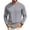 Gray, variant on Mfakffe Men's Striped T-Shirt Long Sleeves Round Neck Basic | Spring Fall, Lightweight Fabric, Soft, Regular Fit, Casual Style