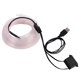 thumbnail image 4 of Speravity Tira de LED 3M, luz de neón Flexible, cable EL, línea de tubo de cuerda ambiental con controlador para fiesta de disfraces, decoración de Automoción decorativa y accesorios luz blanca Speravity VI000919-01B, 4 of 6