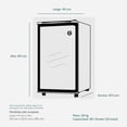 thumbnail image 4 of Frigobar 3Pies Voltio Enfriador De Bebidas Refrigerador 85 Litros con Luz, 4 of 8