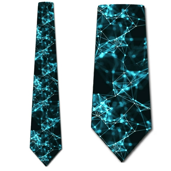 Science Ties Mens Molecular Structure Chemistry Necktie by Three Rooker