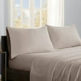 thumbnail image 4 of Comfort Classics Micro Fleece 4-Piece Khaki Sheet Set, King, 4 of 7