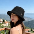 thumbnail image 2 of Yuanlong Womens Bucket Hat Floppy Brim Cloche Sun Cap Lightweight Foldable Portable Casual Summer Daily Vacation Headwear, 2 of 4
