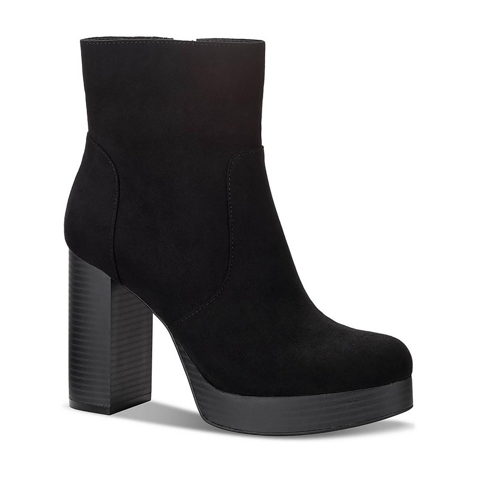 Style & Co. Womens PATRICEE Textile Upper Faux Leather Ankle Boots