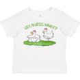 thumbnail image 3 of Inktastic Hey, Guess What? Chicken Butt Boys or Girls Toddler T-Shirt, 3 of 5