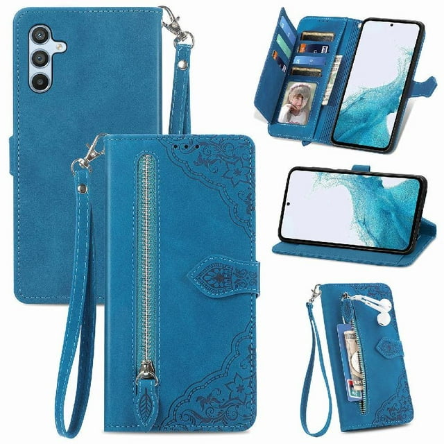 Funda billetera anti-golpes para GANGXUN Samsung Galaxy A56 5G , ideal para día a día y trabajo