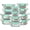 MINT, variant on 12 Pack Glass Storage Containers Transparent  Stackable Design Meal Prep For Food Home Kitchen & Pantry Organization Microwave/freezer/dishwasher Safe