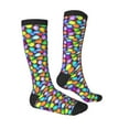 thumbnail image 4 of Lsque Colorful Easter Eggs1 Printed Crew Socks Men's Women's LightWeight Thin Casual Calf Socks ,Knee High Socks,Cotton Socks, 4 of 9