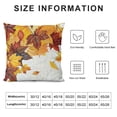 thumbnail image 5 of Qinduosi  Fall Pumpkins Pillow Covers Inch Set of  Farmhouse Autumn Thanksgiving Decor Lumbar Cushion Cases for Couch Home Decorations White, 5 of 5